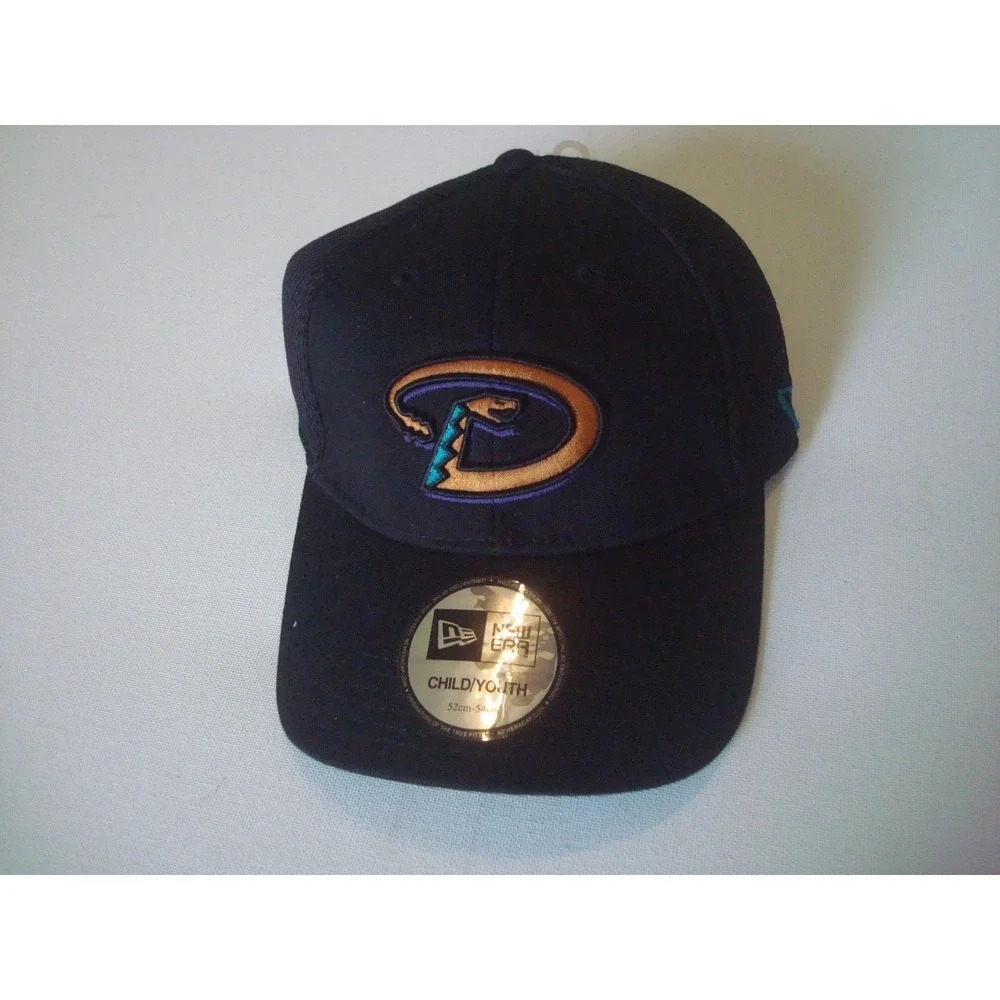 YOUTH ARIZONA DIAMONDBACKS   NEW ERA 00S Y2K  STRAPBACK  HAT CAP VINTAGE P2